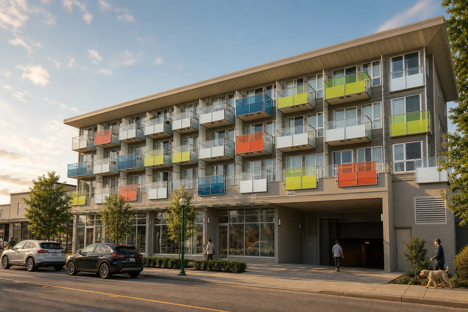 architectural promotional rendering of Phoenix at 5388 Grimmer Street