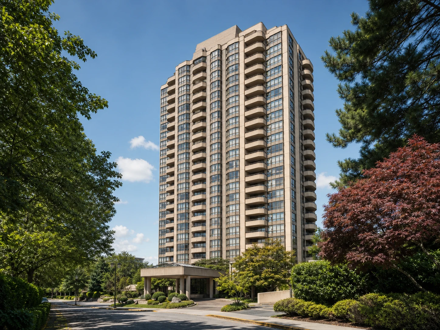 original architectural daylight rendering of The Metropolitan at 5885 Olive Avenue