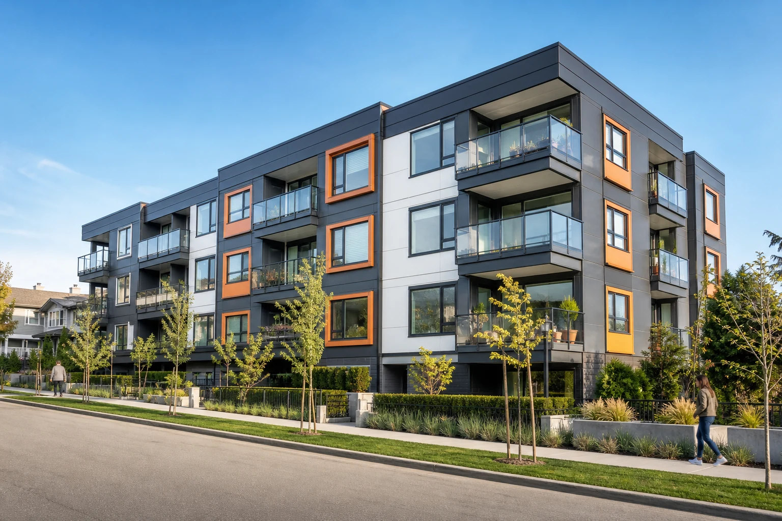 original architectural daylight rendering of V2 on Beresford Street